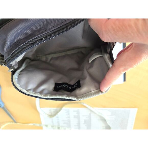 Baggallini Oakland Crossbody Water Resistant Bag New Without Tags In Medium Gray - Picture 8 of 9